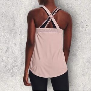 Under Armour Women’s 3X Light Pink Strappy Tank